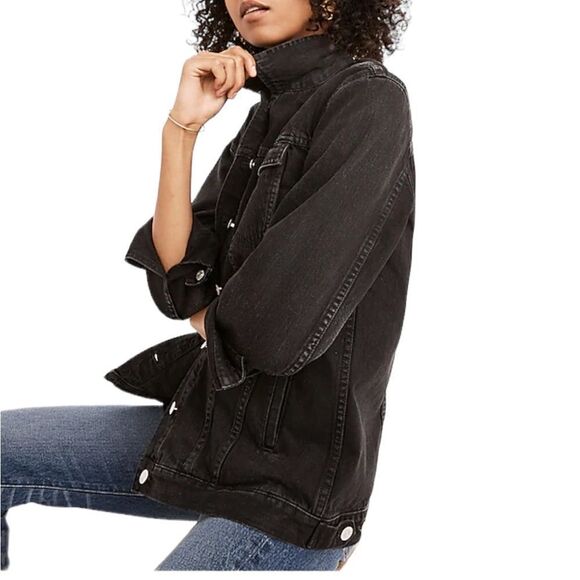 Madewell The Oversized Jean Jacket in Lunar Wash XS - Picture 1 of 8